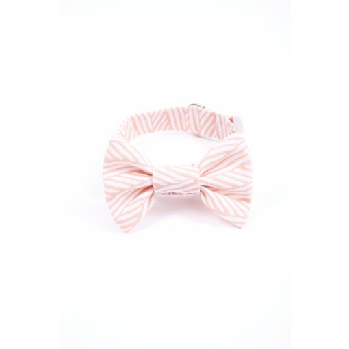 Pink Daisy bow tie