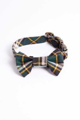 MOSSY PLAID FLANNEL bow tie
